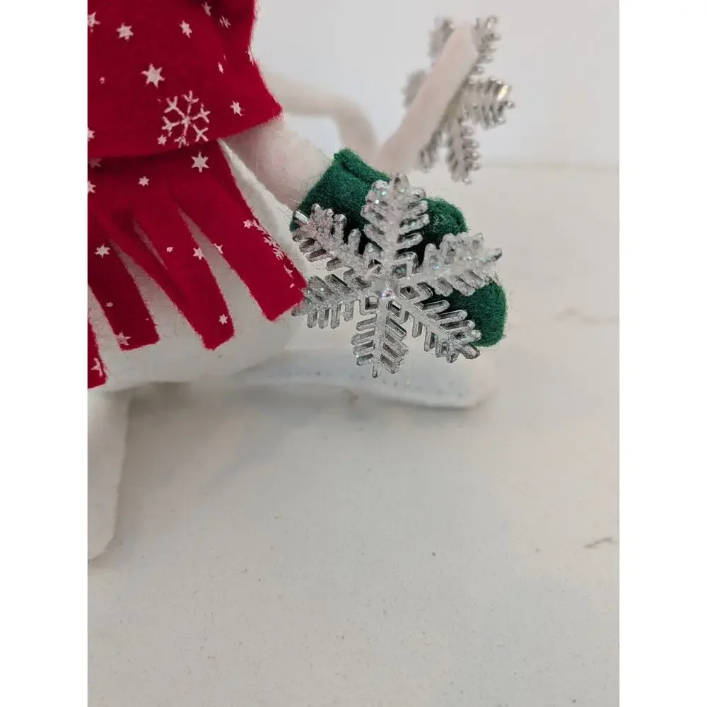 Annalee 2007 Christmas Snowflake Mouse 7”